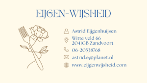 kaartje voorkant licht